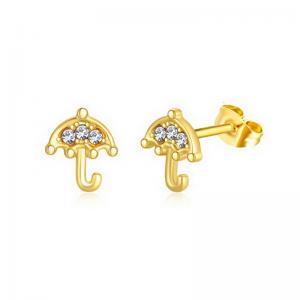 Stainless Steel Stone&Crystal Earring - KE111892-PA