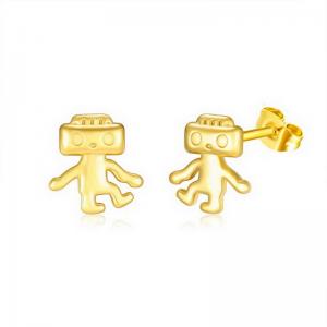 SS Gold-Plating Earring - KE112019-PA