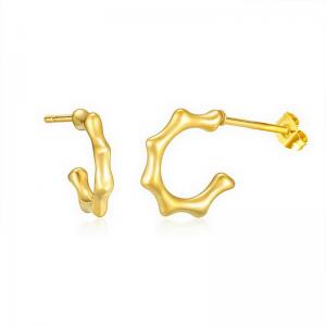 SS Gold-Plating Earring - KE112031-PA