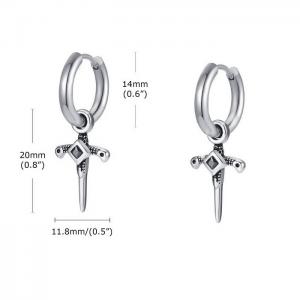 Stainless Steel Earring - KE112121-WGSF