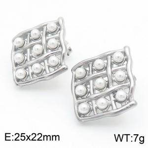 Stainless Steel Earring - KE112893-MZOZ