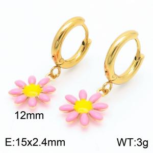 SS Gold-Plating Earring - KE112900-HF