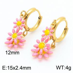 SS Gold-Plating Earring - KE112904-HF