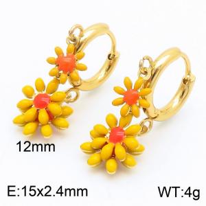 SS Gold-Plating Earring - KE112905-HF