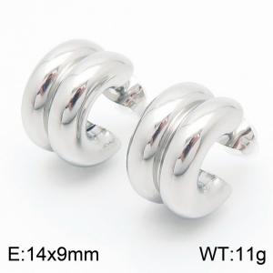 Stainless Steel Earring - KE112915-KFC