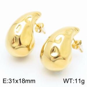 SS Gold-Plating Earring - KE112925-KFC