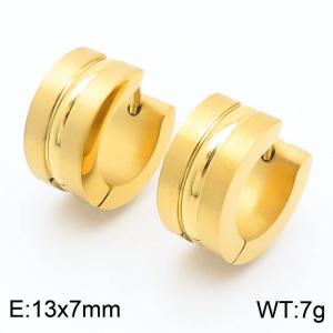 SS Gold-Plating Earring - KE112937-GC