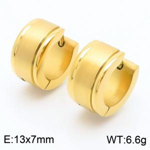 SS Gold-Plating Earring - KE112939-GC