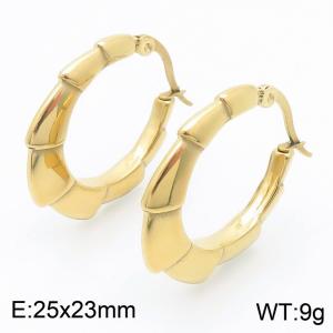 SS Gold-Plating Earring - KE112949-MZOZ