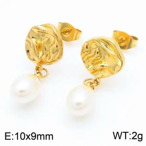 SS Gold-Plating Earring - KE112951-MZOZ