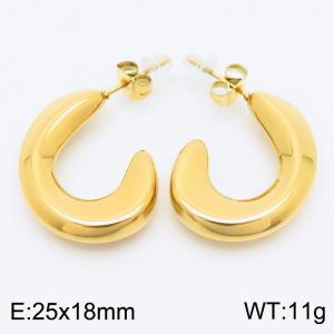SS Gold-Plating Earring - KE113014-KFC