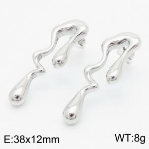Stainless Steel Earring - KE113017-KFC