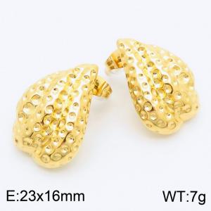 SS Gold-Plating Earring - KE113020-KFC