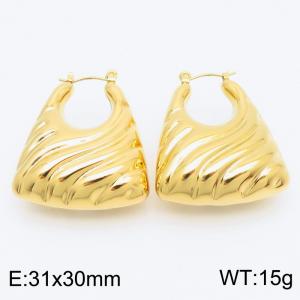 SS Gold-Plating Earring - KE113025-KFC