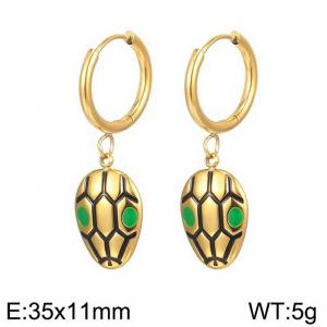 SS Gold-Plating Earring - KE113079-SP