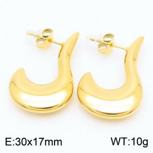 SS Gold-Plating Earring - KE113129-KFC