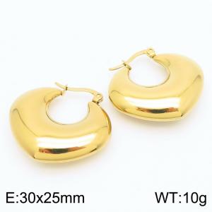 SS Gold-Plating Earring - KE113132-KFC