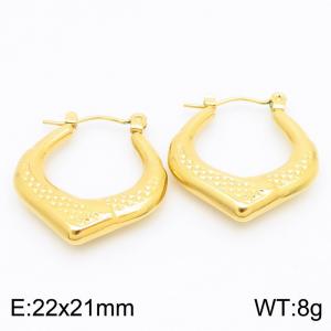 SS Gold-Plating Earring - KE113134-KFC