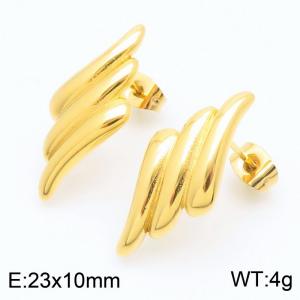 SS Gold-Plating Earring - KE113140-KFC