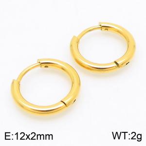 SS Gold-Plating Earring - KE113166-ZZ