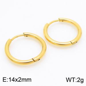 SS Gold-Plating Earring - KE113170-ZZ