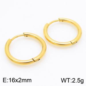 SS Gold-Plating Earring - KE113174-ZZ