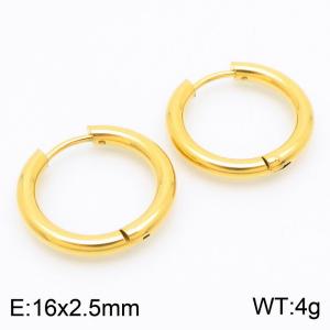 SS Gold-Plating Earring - KE113201-ZZ