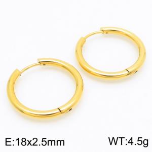 SS Gold-Plating Earring - KE113206-ZZ