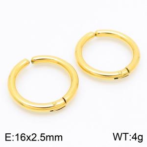 SS Gold-Plating Earring - KE113226-ZZ