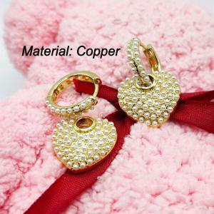 Copper Earring - KE113235-TJG