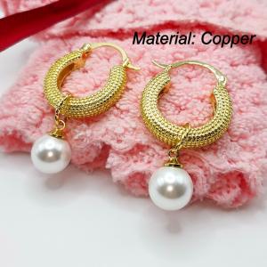 Copper Earring - KE113242-TJG