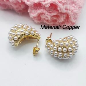 Copper Earring - KE113245-TJG