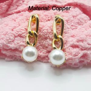 Copper Earring - KE113246-TJG