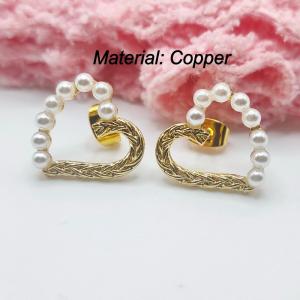 Copper Earring - KE113248-TJG