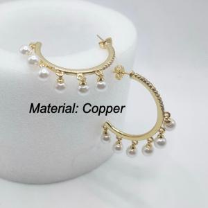 Copper Earring - KE113258-TJG