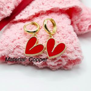 Copper Earring - KE113264-TJG