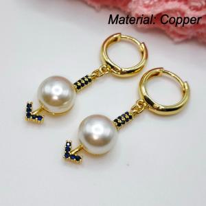 Copper Earring - KE113272-TJG