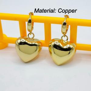 Copper Earring - KE113274-TJG