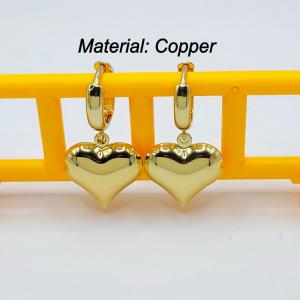Copper Earring - KE113275-TJG