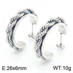 Stainless Steel Earring - KE113278-HM
