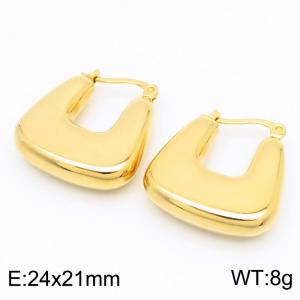 SS Gold-Plating Earring - KE113300-KFC