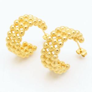 SS Gold-Plating Earring - KE113477-YX