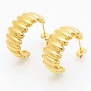 SS Gold-Plating Earring - KE113481-YX