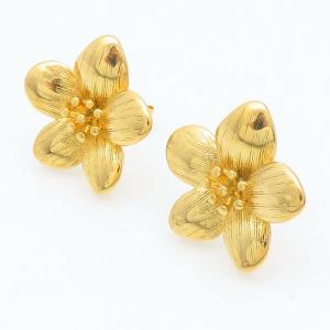 SS Gold-Plating Earring - KE113485-YX