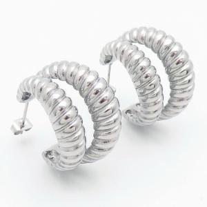 Stainless Steel Earring - KE113486-YX