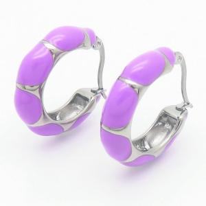 Stainless Steel Earring - KE113488-YX