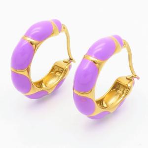 SS Gold-Plating Earring - KE113489-YX