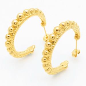 SS Gold-Plating Earring - KE113495-YX