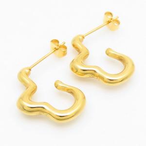 SS Gold-Plating Earring - KE113509-YX