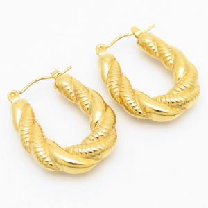 SS Gold-Plating Earring - KE113511-YX